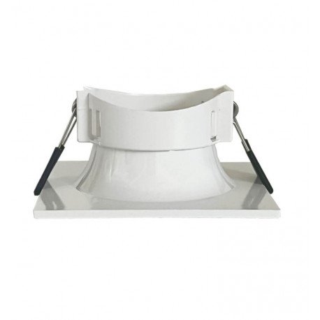 LED Square Fixed GU10 Recessed Downlight White