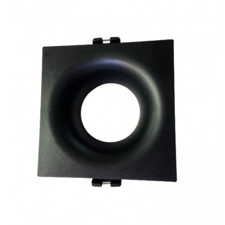 LED Square Recessed Downlight Black for GU10/MR16