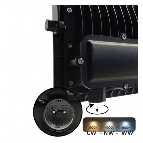 Foco Proyector LED 100W exterior CCT 3000K 4000K 6000K