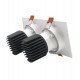 Downlight LED 30W draaibaar dubbel wit CRI+92 UGR13