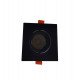 Downlight LED 15W vierkant draaibaar zwart CRI+92 UGR13
