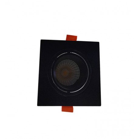 LED Downlight 15W Square Adjustable Black CRI+92 UGR13