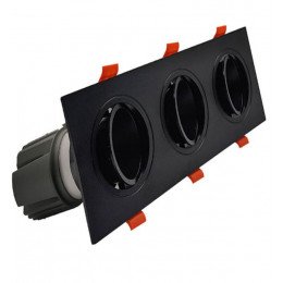 Downlight LED 45W draaibaar zwart triple CRI+92 UGR13