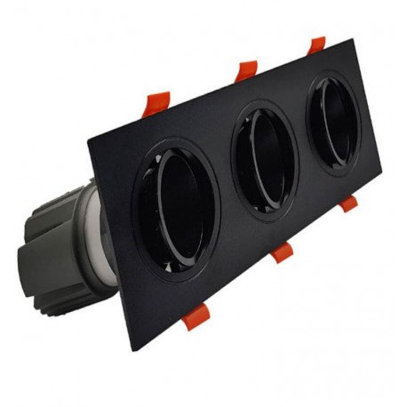 LED Downlight 45W Triple Dimmable Black CRI+92 UGR13