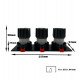 LED Downlight 45W Triple Dimmable Black CRI+92 UGR13