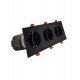 Downlight LED 45W draaibaar zwart triple CRI+92 UGR13