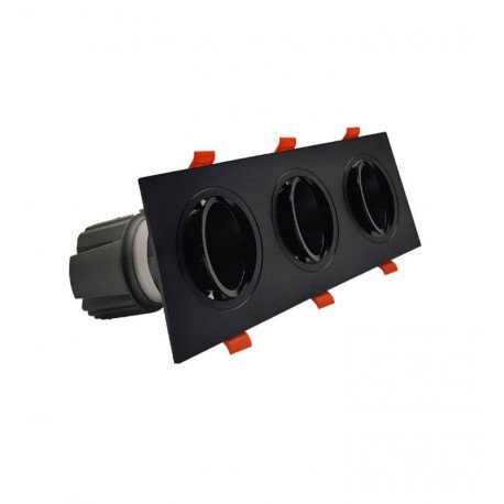 LED Downlight 45W Triple Dimmable Black CRI+92 UGR13