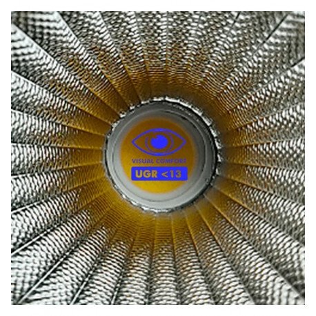 Downlight LED circular 15W direccional negro CRI+92 UGR13