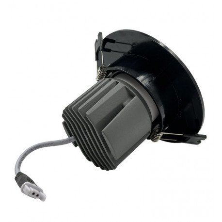 Downlight LED circular 15W direccional negro CRI+92 UGR13