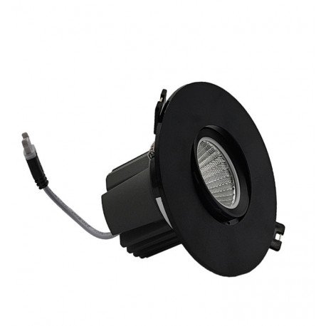 Downlight led cirkel 15W richtbaar zwart CRI+92 UGR13