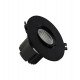 Downlight led cirkel 15W richtbaar zwart CRI+92 UGR13
