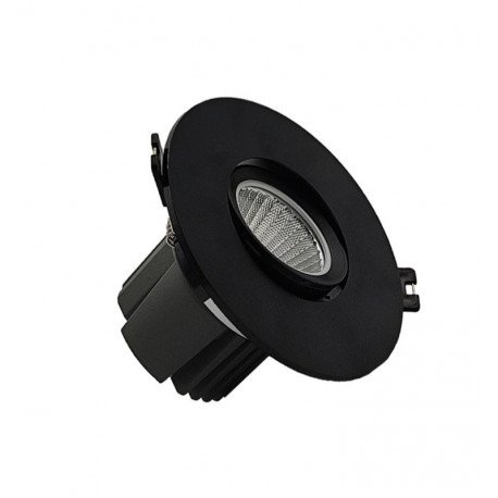 Downlight LED circular 15W direccional negro CRI+92 UGR13