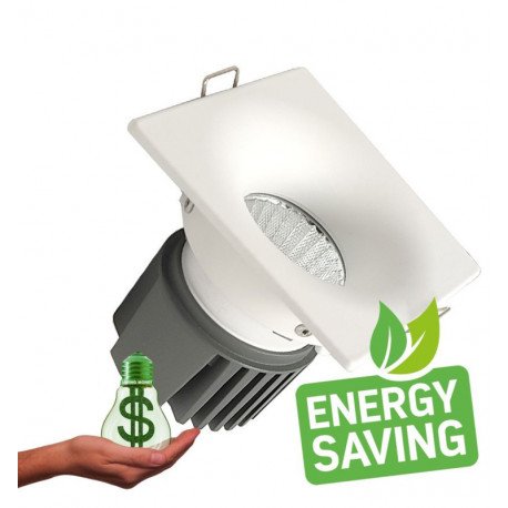 Downlight LED cuadrado 15W blanco CRI+92 UGR13