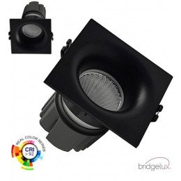 LED Downlight Square 15W Black CRI+92 UGR13