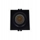 Vierkante downlight LED 15W zwart CRI+92 UGR13