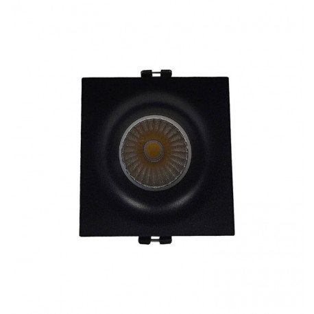 Vierkante downlight LED 15W zwart CRI+92 UGR13