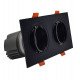 Dubbele draaibare downlight led 30W zwart CRI+92 UGR13