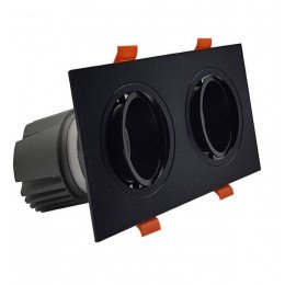 LED Downlight 30W Dual Adjustable Black CRI+92 UGR13