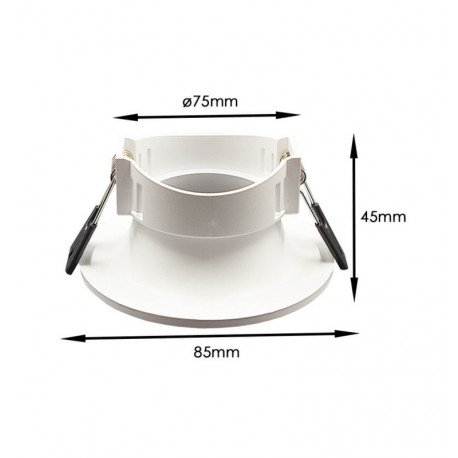 LED Downlight Fixed Recessed GU10/MR16 Matt White