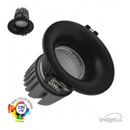 Downlight LED circulair 15W zwart CRI+92 UGR13 hoog rendement