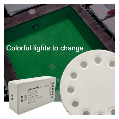 Controladora Bombilla Piscina PAR56 TUYA para 5 luces