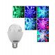 RGB led-lamp disco met draaiend effect 3W E27