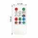 RGB led-lamp disco met draaiend effect 3W E27