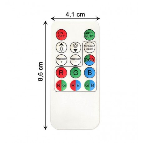 LED Bulb RGB Disco Rotating 3W E27 for Decor