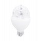 RGB led-lamp disco met draaiend effect 3W E27