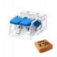 Snelle connector met 2 ingangen KV221-415 voor elektrische kabel