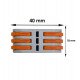 Snelle connector 3 in 3 uit PCT-813 voor elektrische kabel