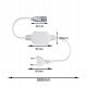 Voeding 220V voor ronde led-neon 8W 360°