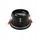 LED Downlight Fixed Waterproof GU10-MR16 IP65 Black