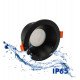 Aro fijo estanco GU10-MR16 IP65 negro