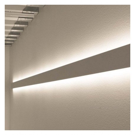 Led-aluminium profiel wit dubbel voor ledstrip 2 m
