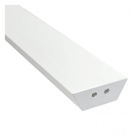Led-aluminium profiel wit dubbel voor ledstrip 2 m