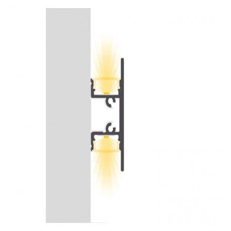 LED High Bay Double Light Aluminum Profile White 2 m