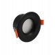 Aro Fijo Empotrable GU10-MR16 estanco IP65 efecto curvo negro
