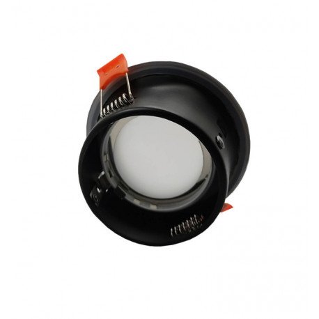 LED Downlight GU10-MR16 Recessed IP65 Curved Black