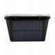 Solar wandlamp met PIR bewegingssensor, 5700K + geel