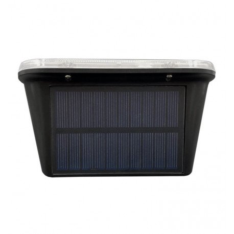 Aplique LED solar con sensor PIR y luz 5700K+amarillo