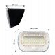 Solar wandlamp met PIR bewegingssensor, 5700K + geel