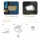 Solar wandlamp met PIR bewegingssensor, 5700K + geel