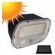 Solar wandlamp met PIR bewegingssensor, 5700K + geel