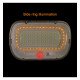 Solar wandlamp met PIR bewegingssensor, 5700K + geel