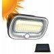 Solar wandlamp met PIR bewegingssensor, 5700K + geel