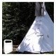 Draagbare solar LED-schijnwerper 4W met powerbank en oplaadbare USB