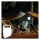Draagbare solar LED-schijnwerper 4W met powerbank en oplaadbare USB