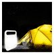 Draagbare solar LED-schijnwerper 4W met powerbank en oplaadbare USB