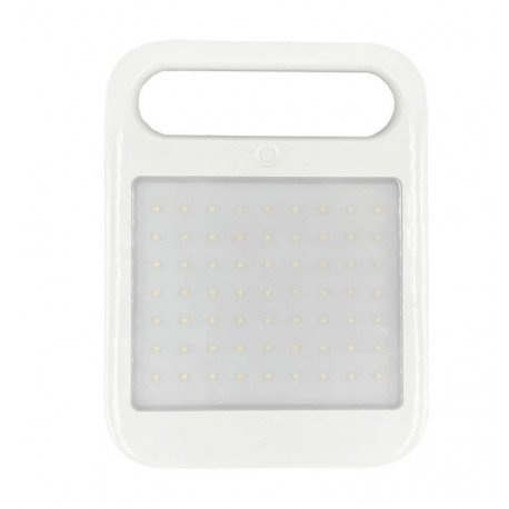 Foco LED solar portátil 4W con power bank y USB recargable